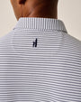 Johnnie-O Polos Performance Mesh Polo - Stetson Stripe