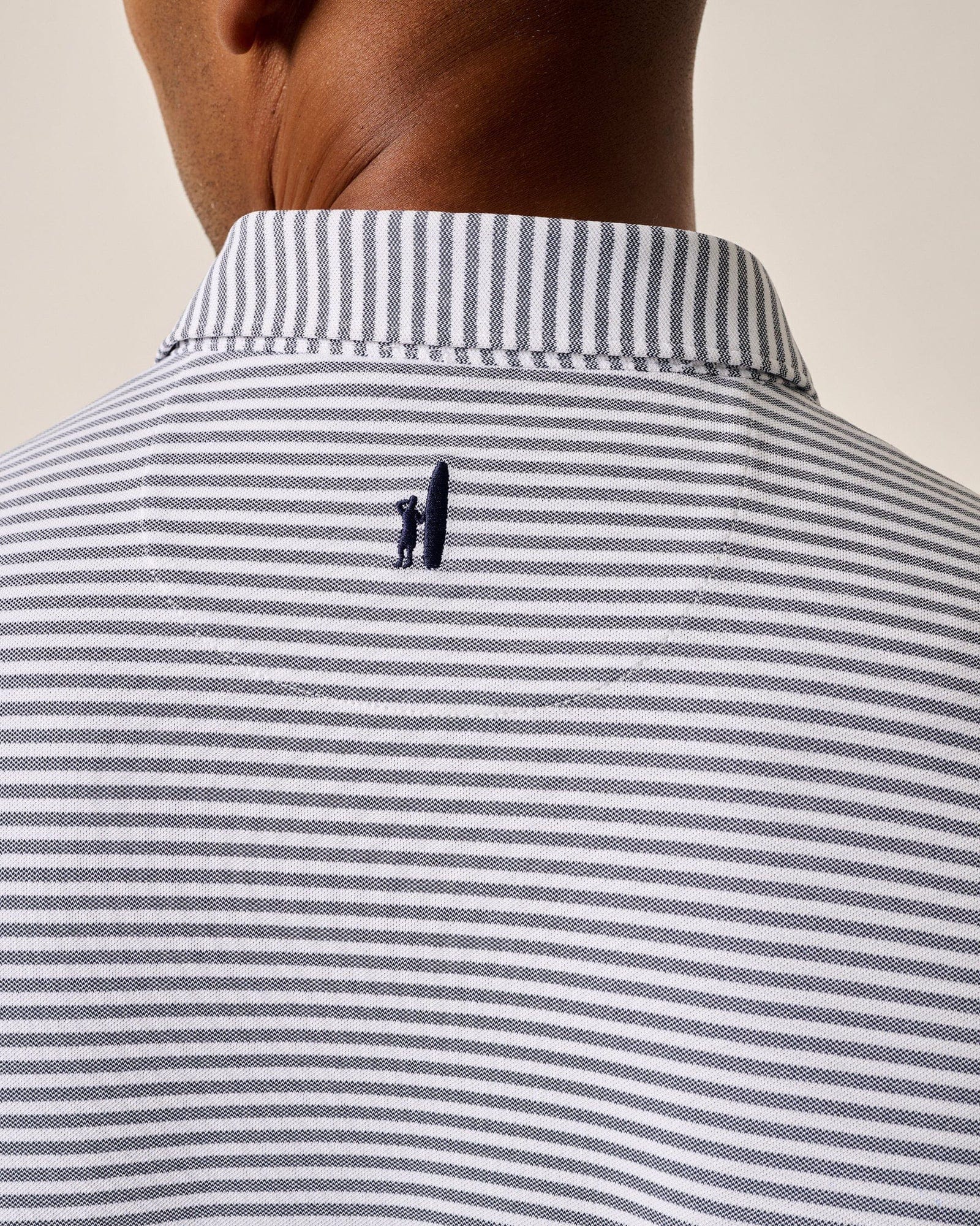 Johnnie-O Polos Performance Mesh Polo - Stetson Stripe