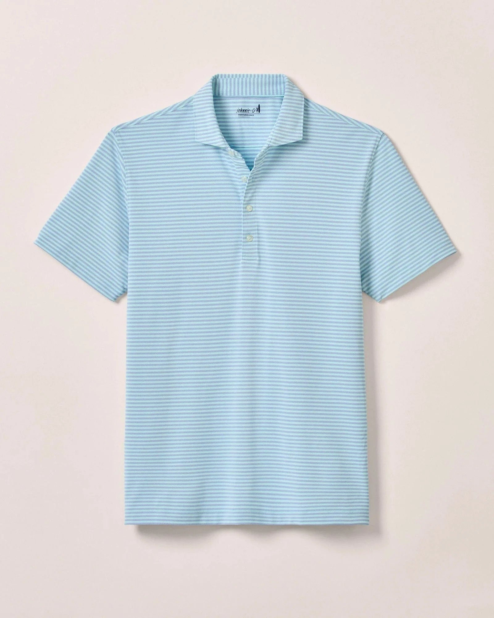 Johnnie-O Polos Performance Mesh Polo - Stetson Stripe