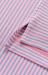 Johnnie O Polos Performance Mesh Polo - Stetson Stripe in Azalea