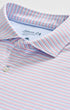 Johnnie-O Polos Rez Stripe Performance Jersey Polo in Kona