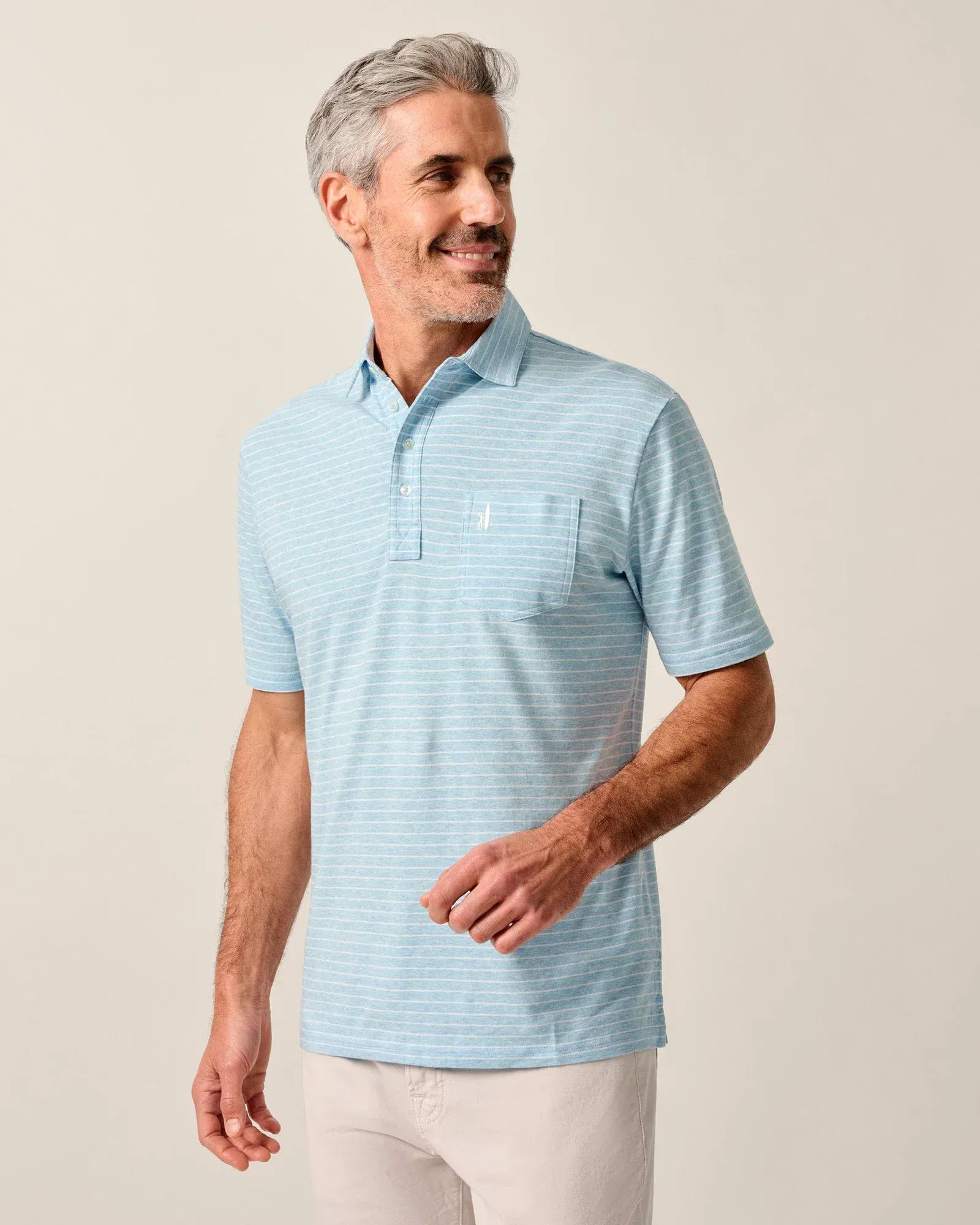 Johnnie-O Polos Ryan Original Polo in Cloud Blue