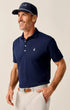 Johnnie-O Polos Stevie Performance Mesh Polo in Navy