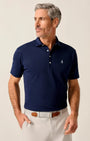Johnnie-O Polos Stevie Performance Mesh Polo in Navy