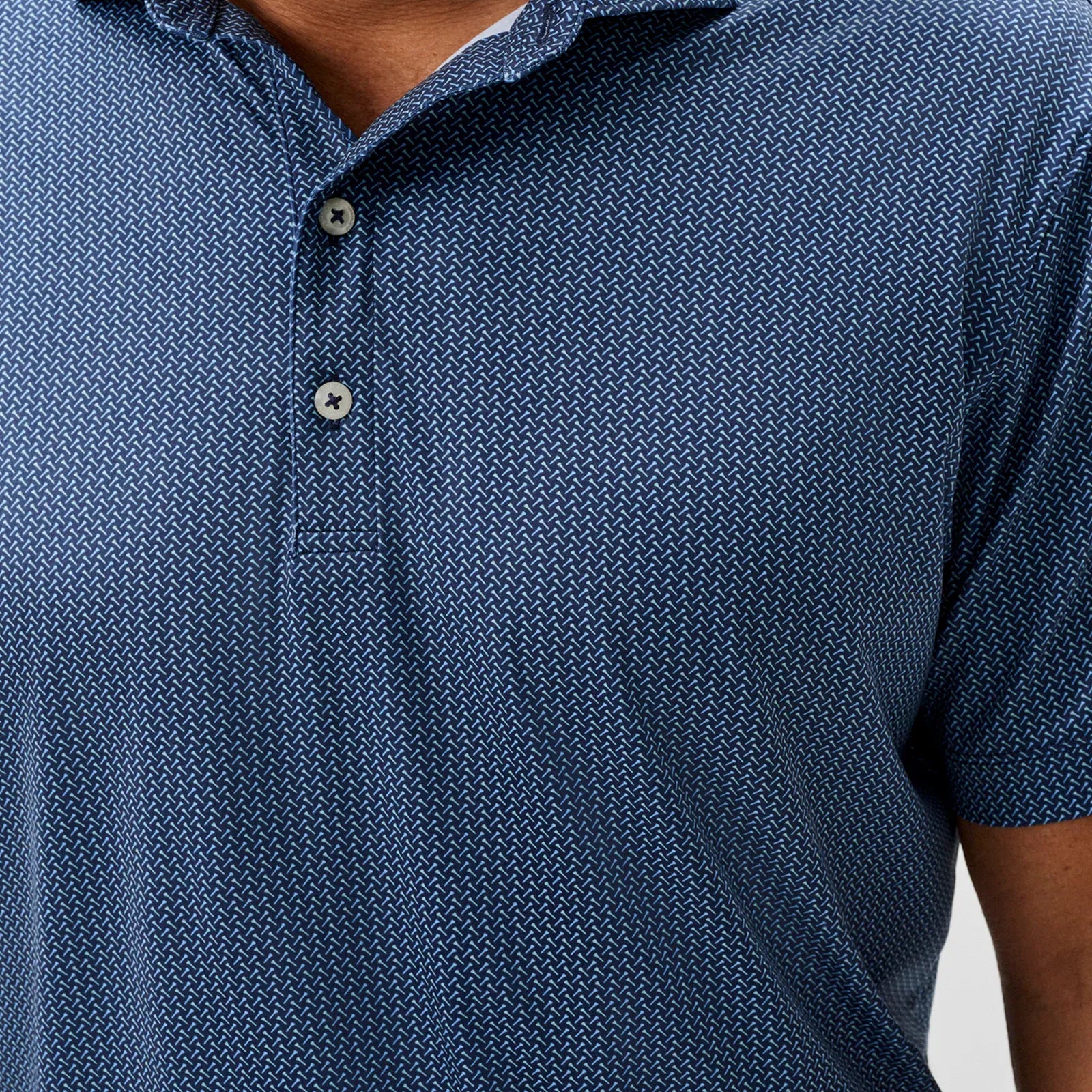 Johnnie-O Polos Tee Party Featherweight Performance Polo in Navy