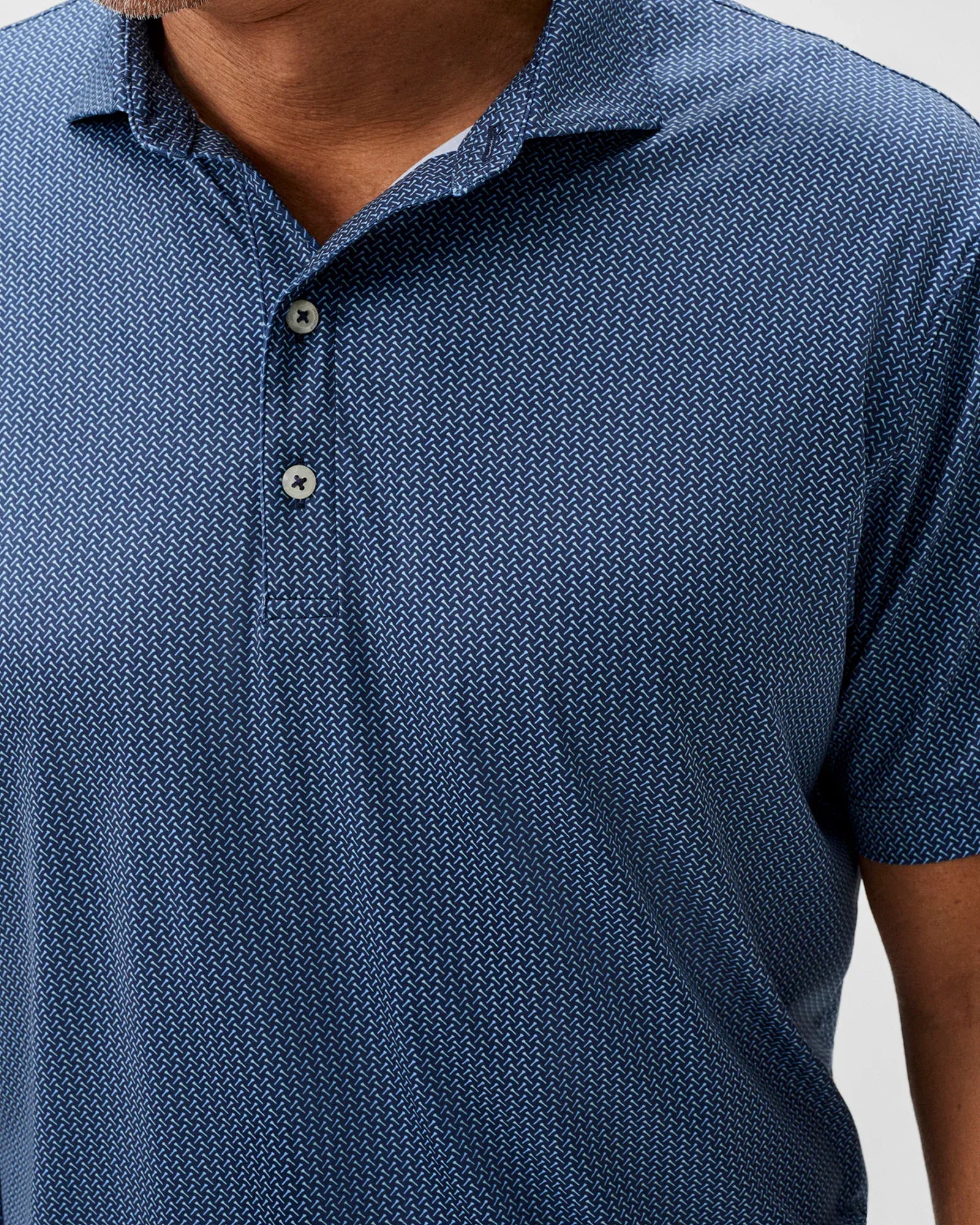 Johnnie-O Polos Tee Party Featherweight Performance Polo in Navy
