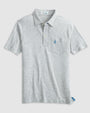 Johnnie O Polos The Heathered Original Polo 2.0- Grey