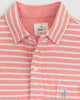 Johnnie O Polos The Original Polo Matthis Stripe - Pomegranate