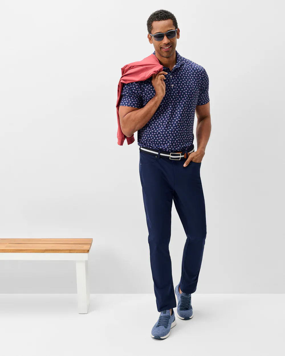 Johnnie-O Polos USA Performance Jersey Polo