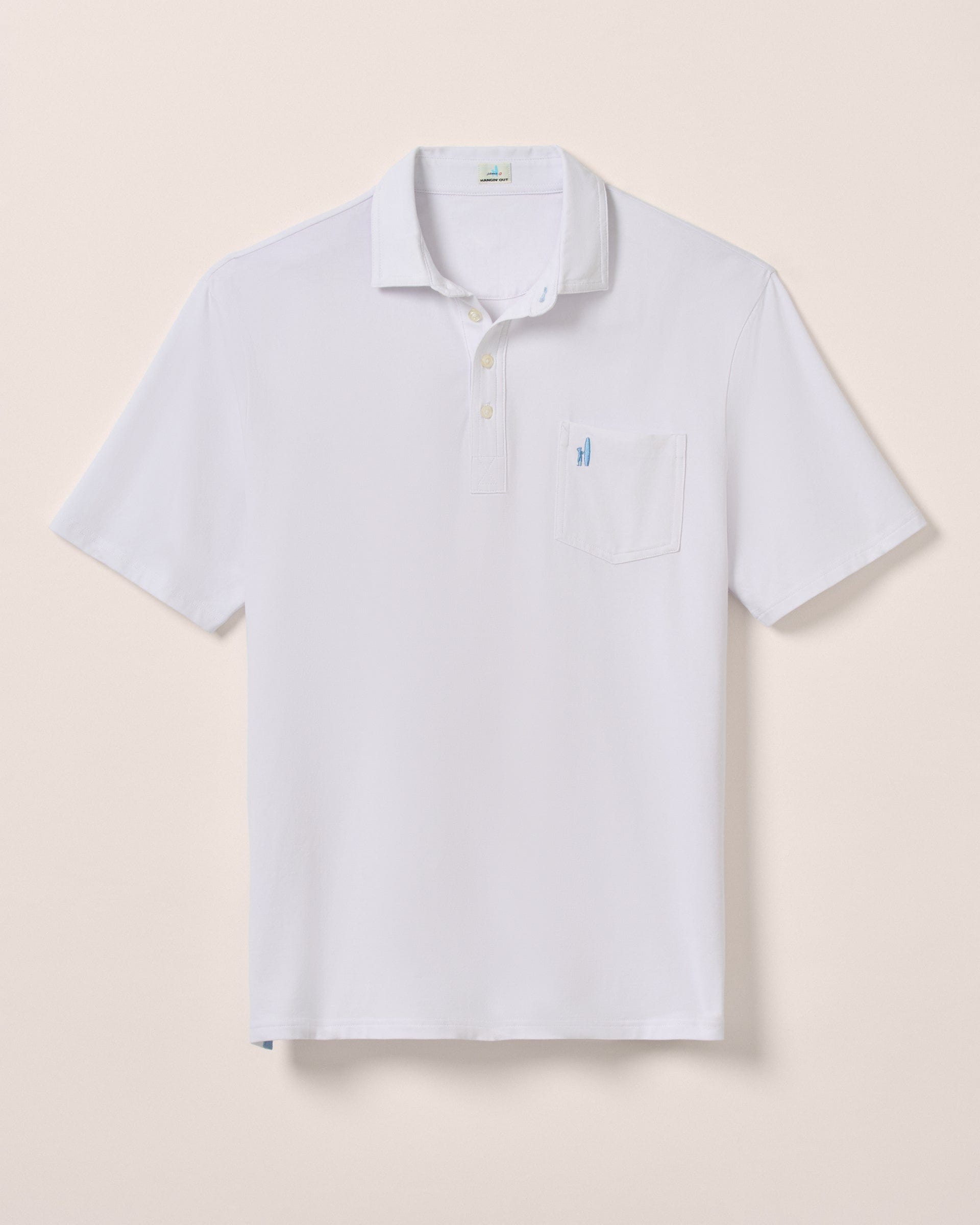 Johnnie-O Polos White / M Original 4-Button Polo