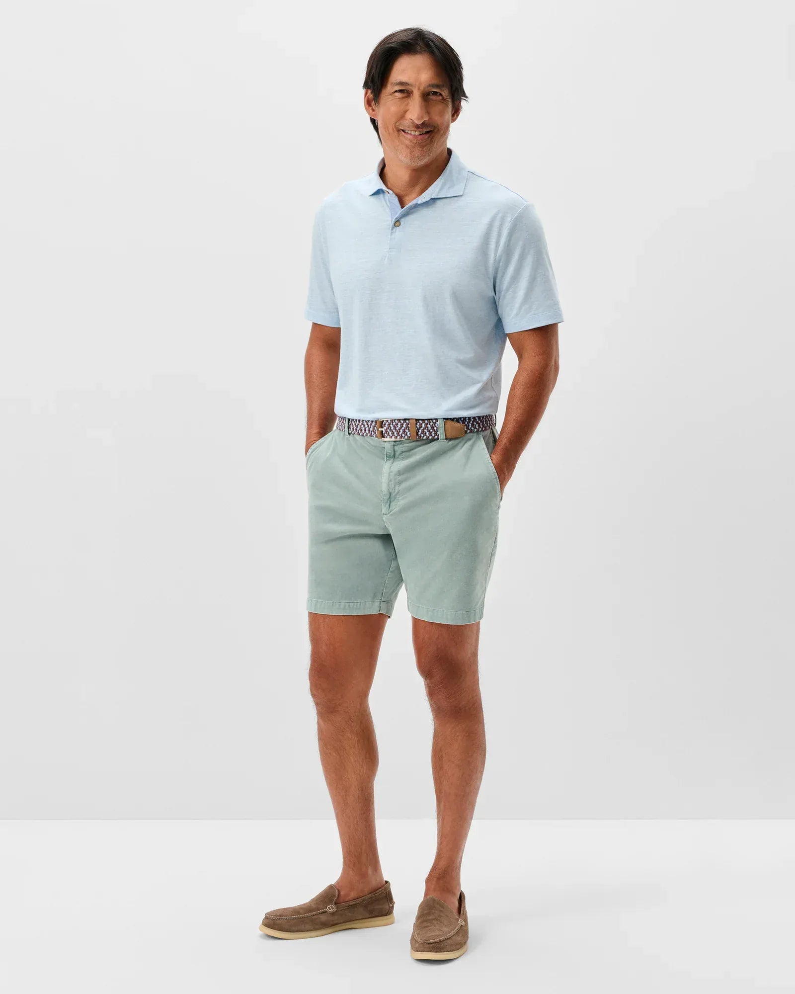 Johnnie-O Shorts Barchers Corduroy Shorts in Blue Surf