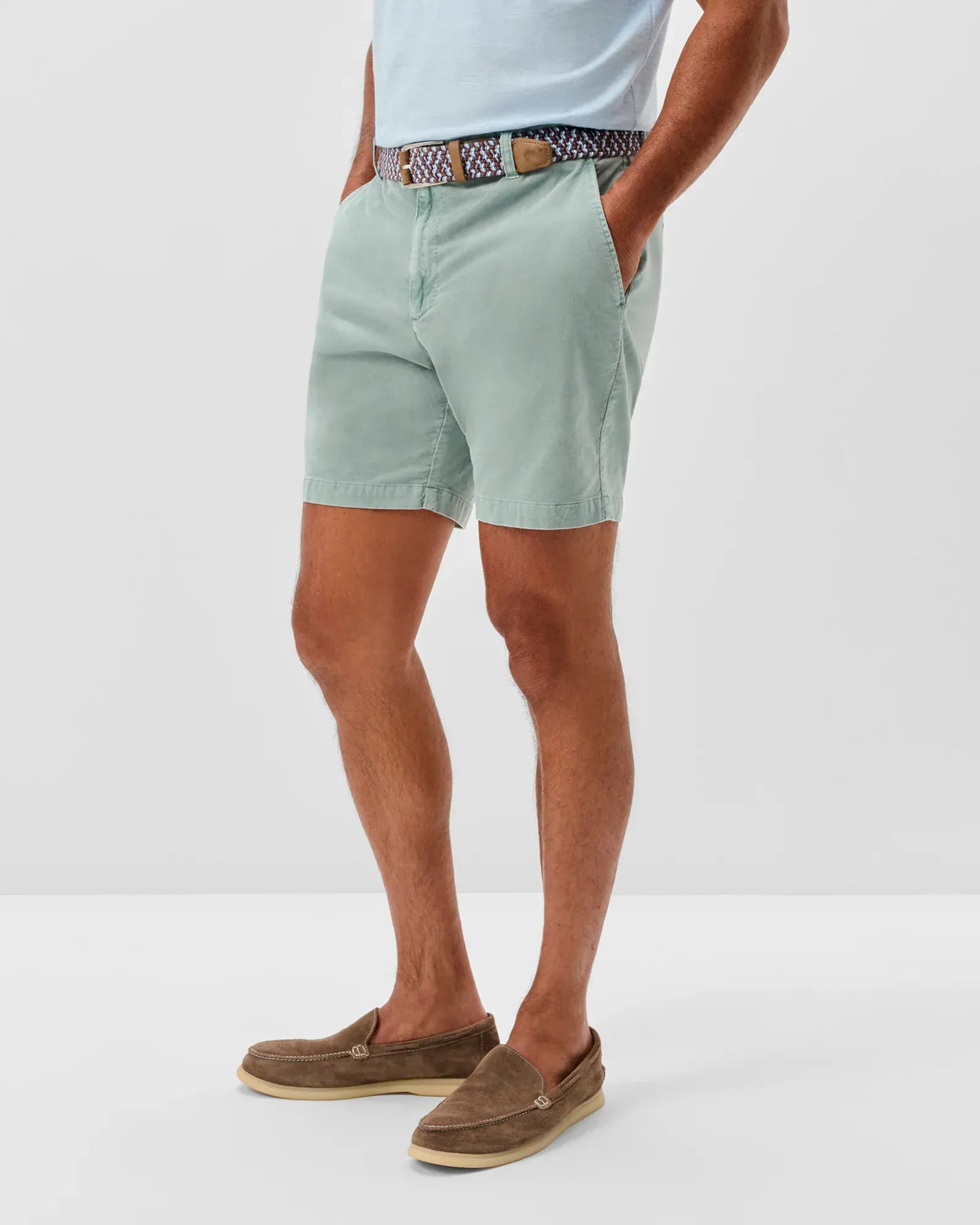 Johnnie-O Shorts Barchers Corduroy Shorts in Blue Surf
