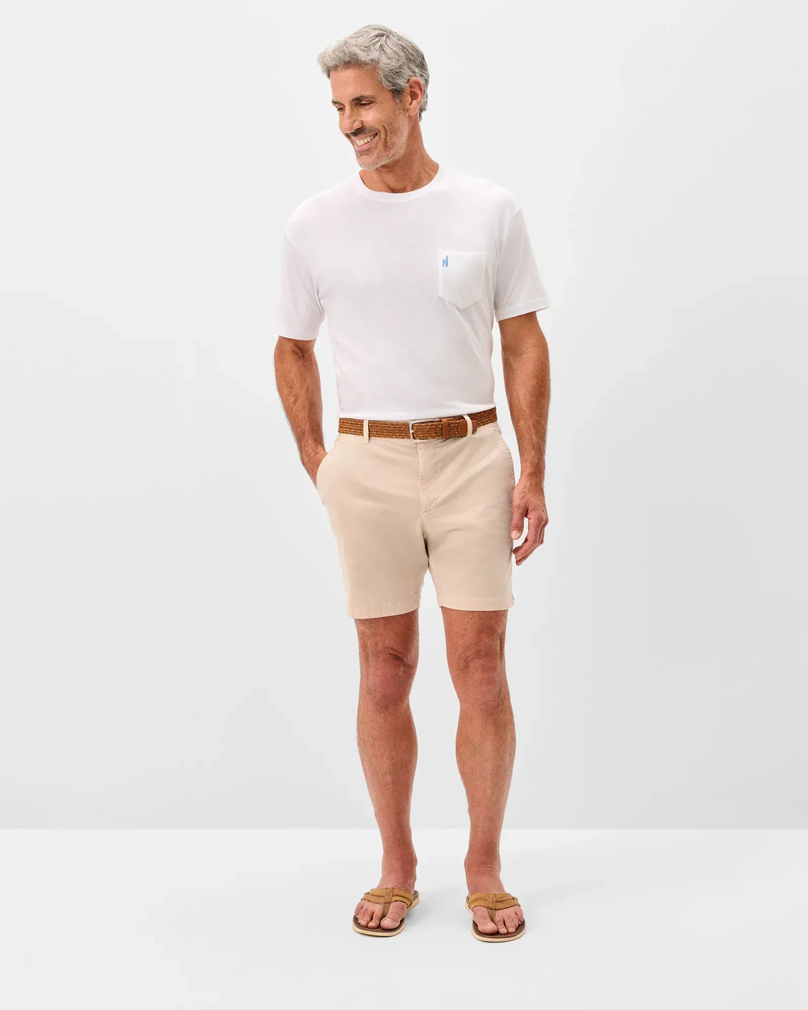 Johnnie-O Shorts Barchers Corduroy Shorts in Stone