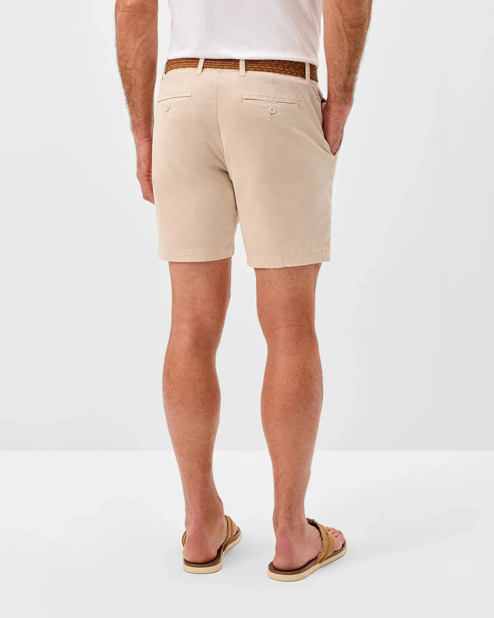 Johnnie-O Shorts Barchers Corduroy Shorts in Stone