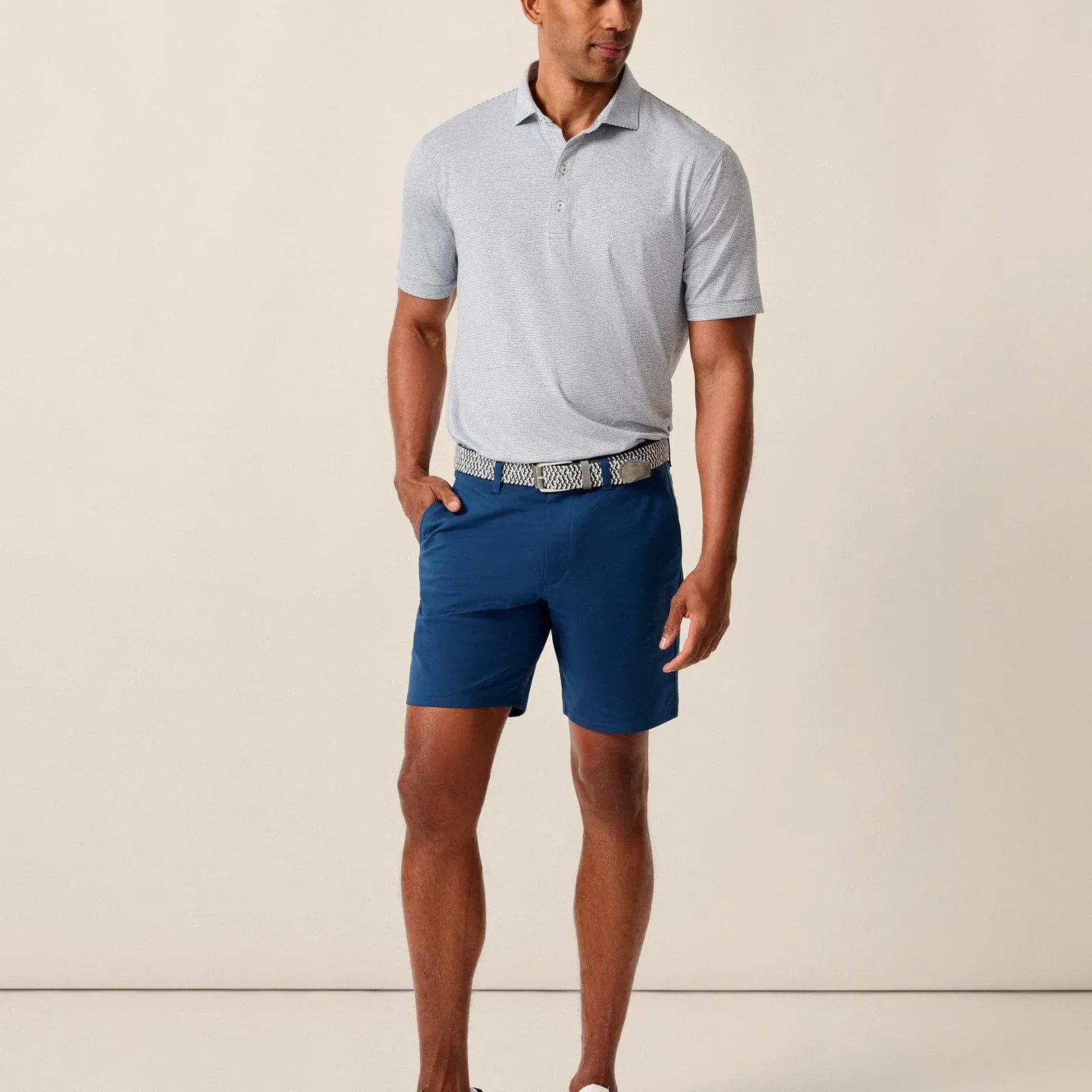 Johnnie-O Shorts Jupiters Stretch Cotton Performance Shorts in Lake
