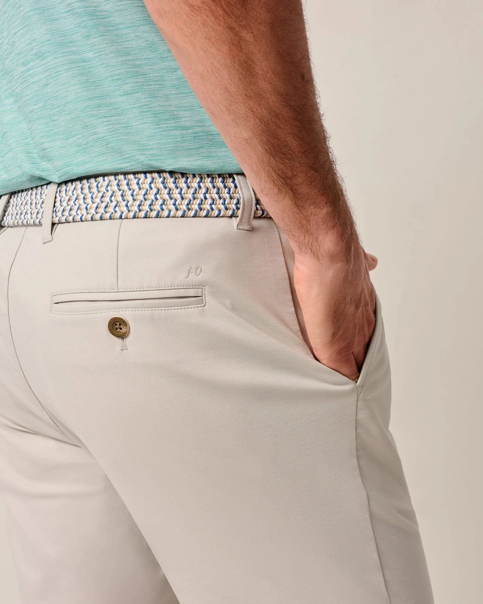 Johnnie-O Shorts Jupiters Stretch Cotton Performance Shorts in Seal