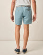 Johnnie O Shorts Melrose Cotton Linen Shorts 7" - Mid Blue