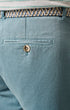 Johnnie-O Shorts Melrose Cotton Linen Shorts in Mid Blue