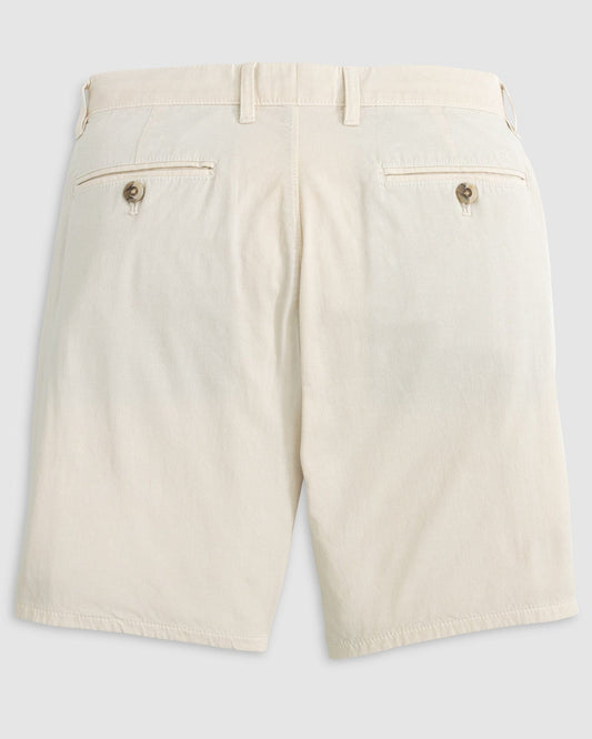 Johnnie O Shorts Nassau Cotton Blend Shorts 8" - White