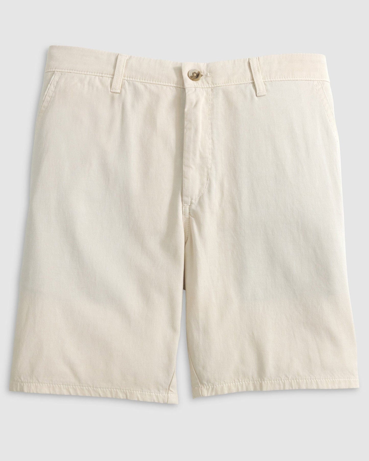 Johnnie O Shorts Nassau Cotton Blend Shorts 8" - White