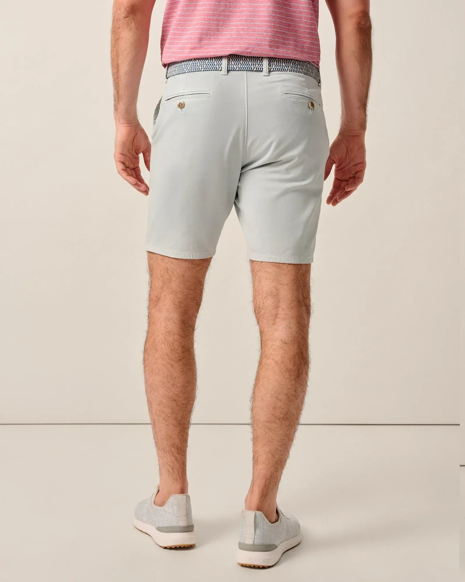 Johnnie-O Shorts Nassau Cotton Blend Shorts in Chrome