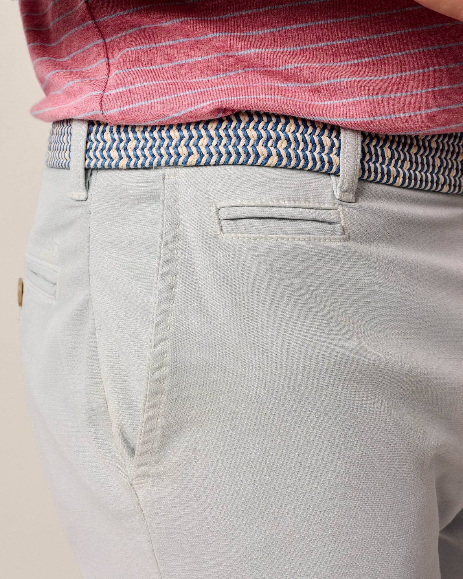 Johnnie-O Shorts Nassau Cotton Blend Shorts in Chrome