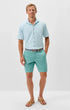 Johnnie-O Shorts Nassau Cotton Blend Shorts in Green Grass