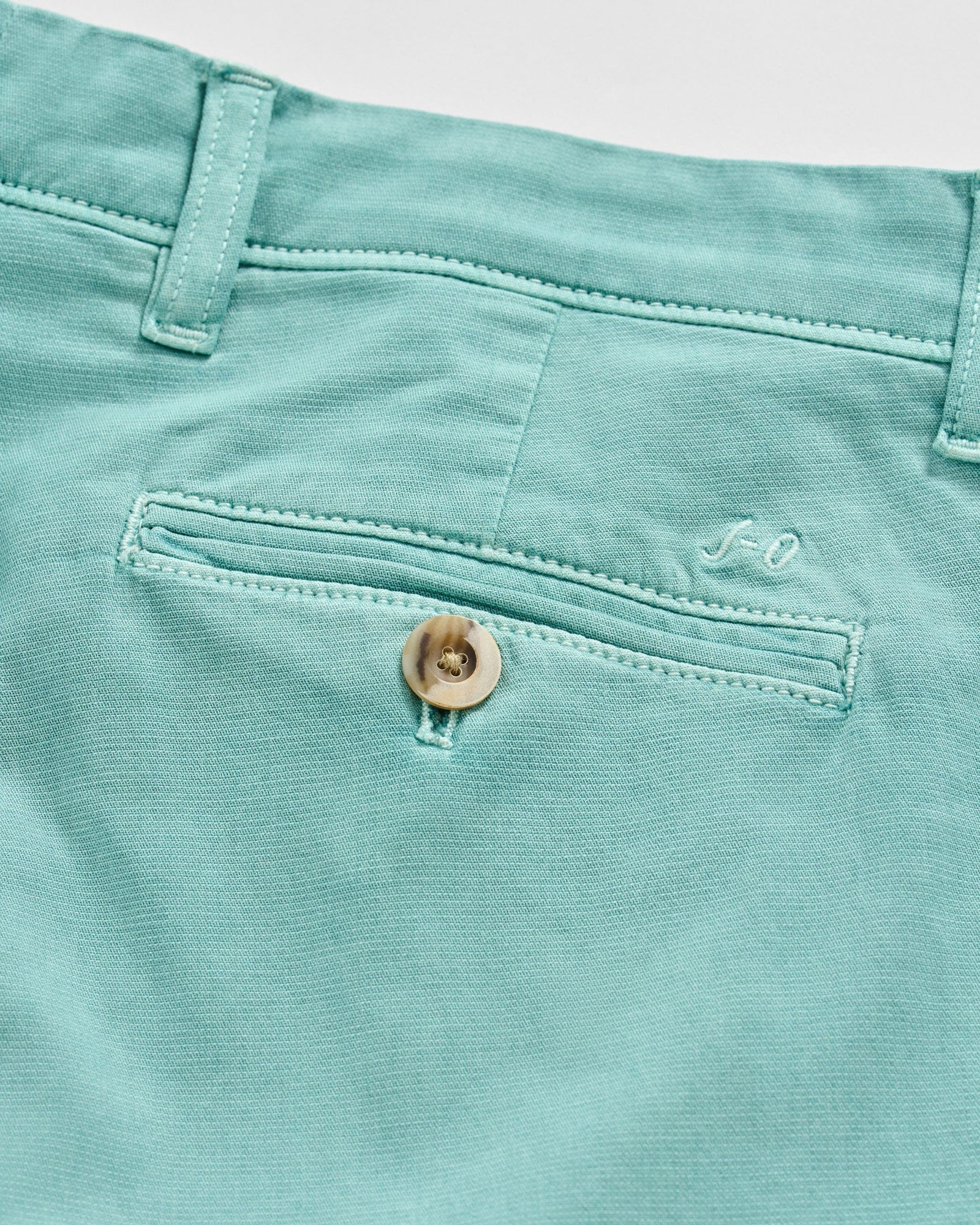 Johnnie-O Shorts Nassau Cotton Blend Shorts in Green Grass