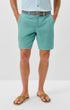 Johnnie-O Shorts Nassau Cotton Blend Shorts in Green Grass