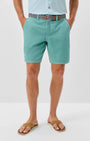 Johnnie-O Shorts Nassau Cotton Blend Shorts in Green Grass