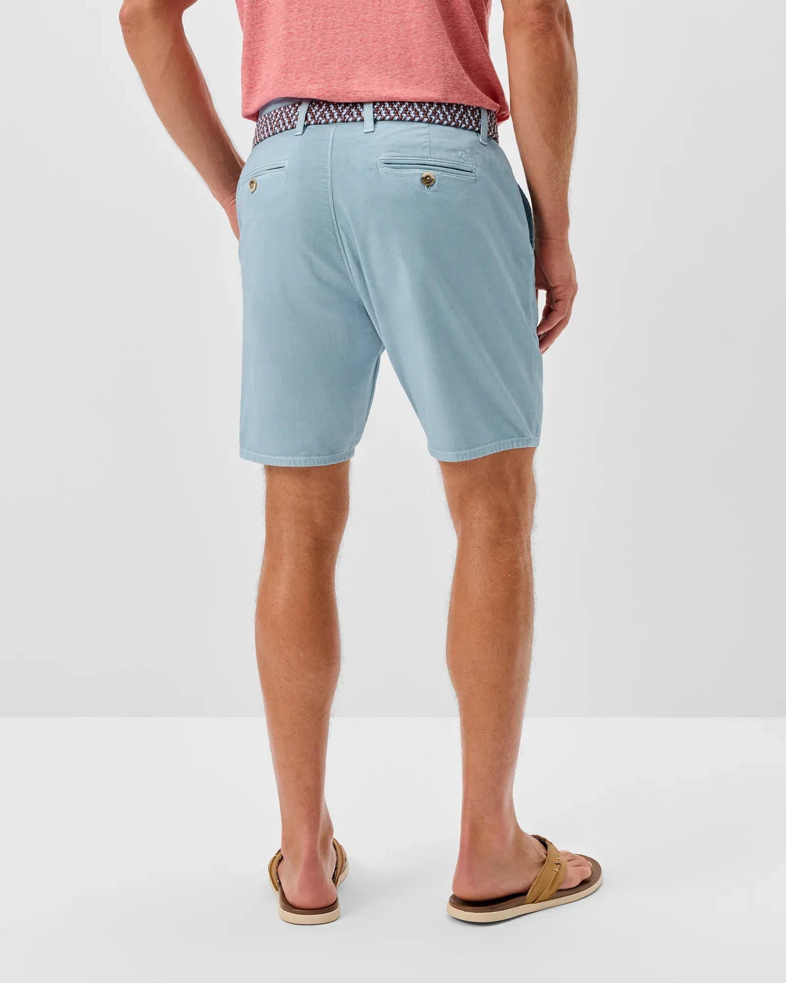 Johnnie-O Shorts Nassau Cotton Blend Shorts in Kona