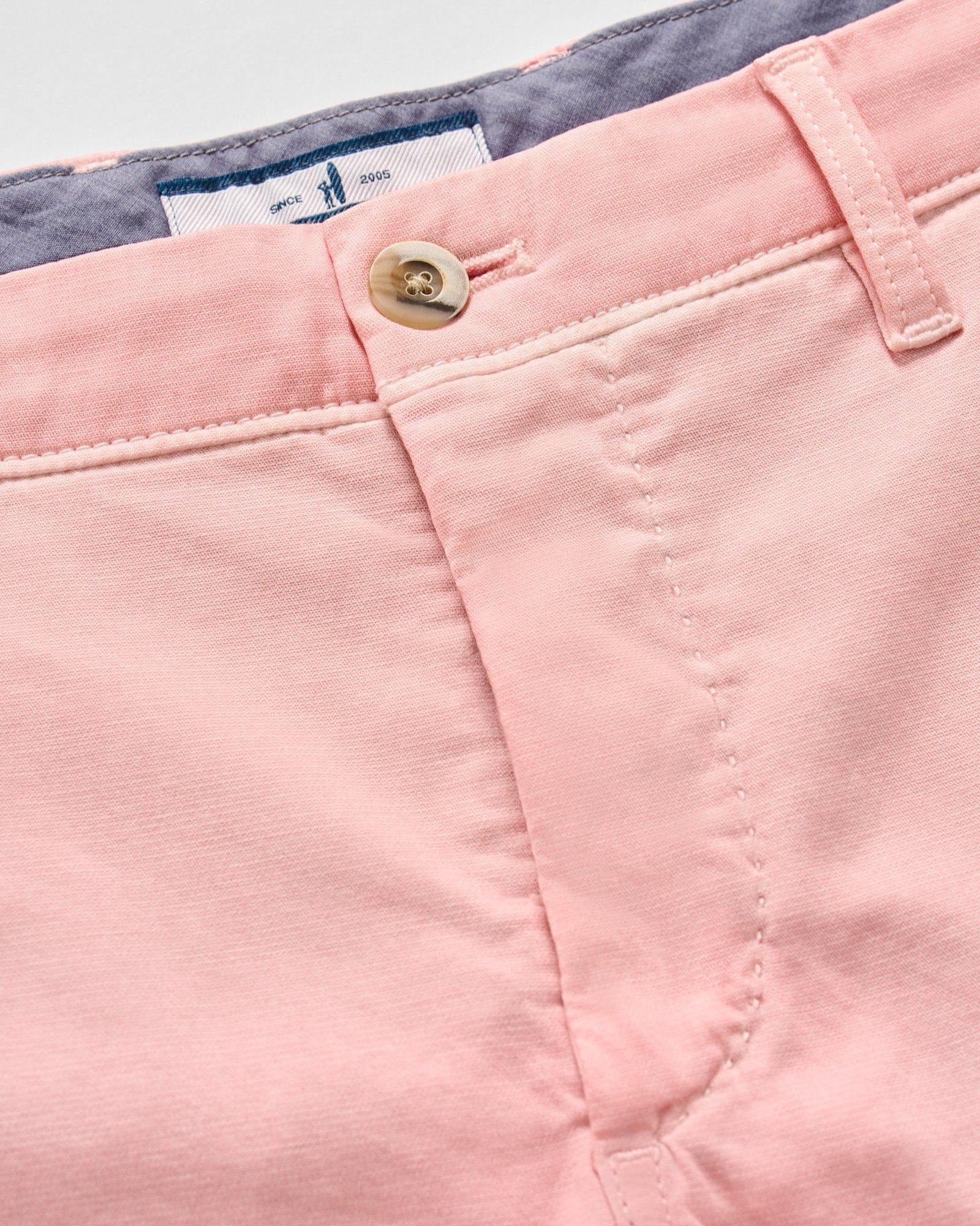 Johnnie-O Shorts Nassau Cotton Blend Shorts in Salmon