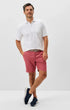 Johnnie-O Shorts Nassau Cotton Blend Shorts in Washed Red