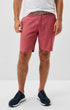 Johnnie-O Shorts Nassau Cotton Blend Shorts in Washed Red