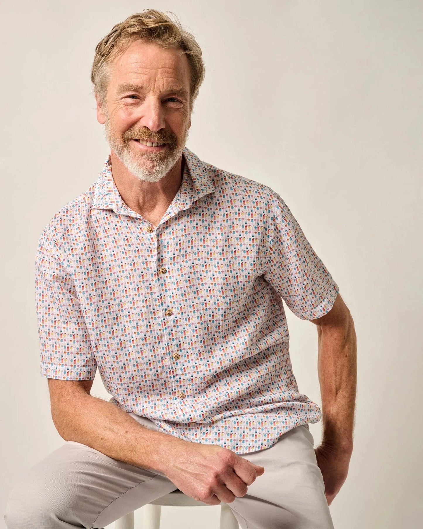 Johnnie-O Sport Shirts 5 O' Clock Somewhere