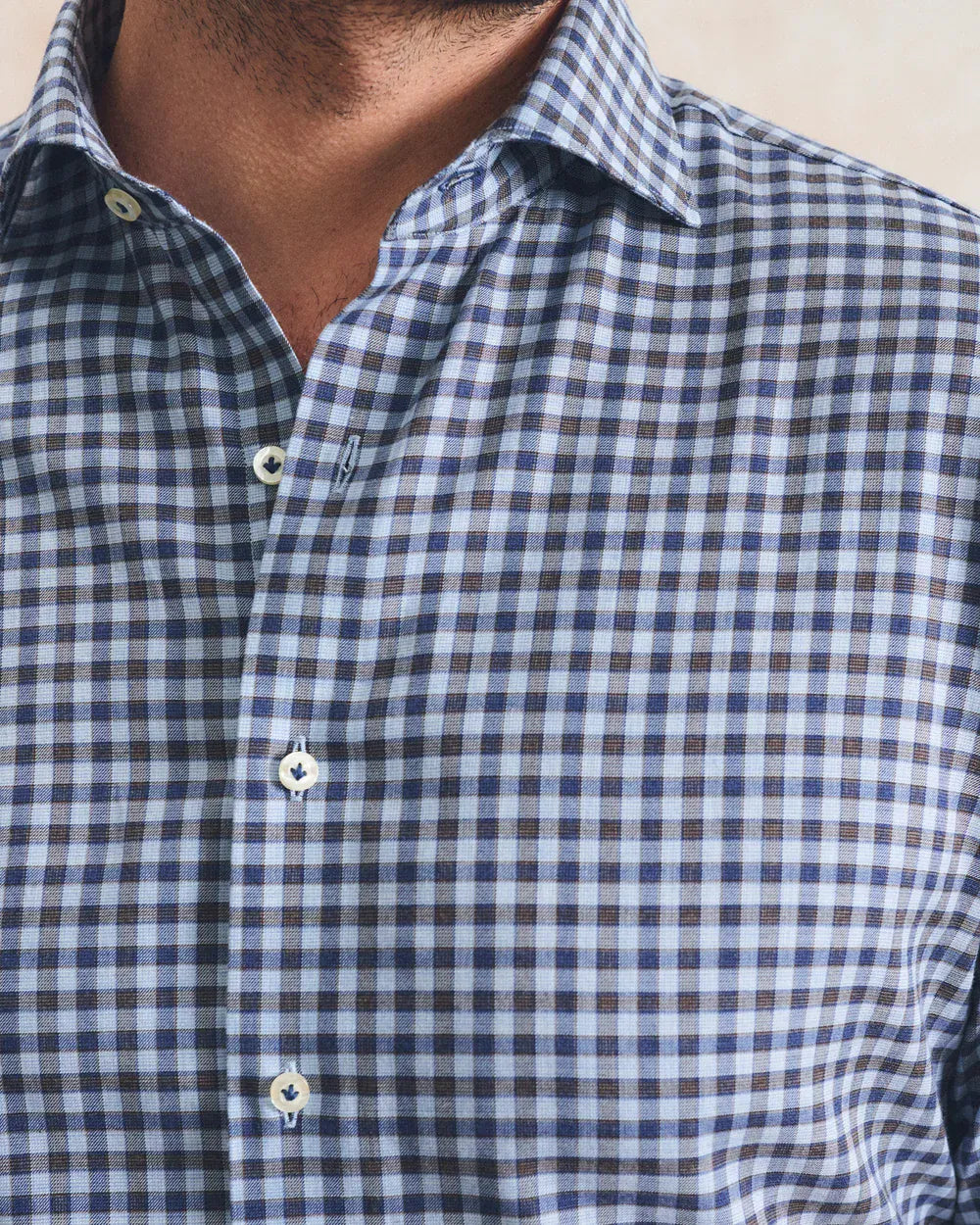 Johnnie-O Sport Shirts Amalfi Gingham Top Shelf Cotton Button Down Shirt