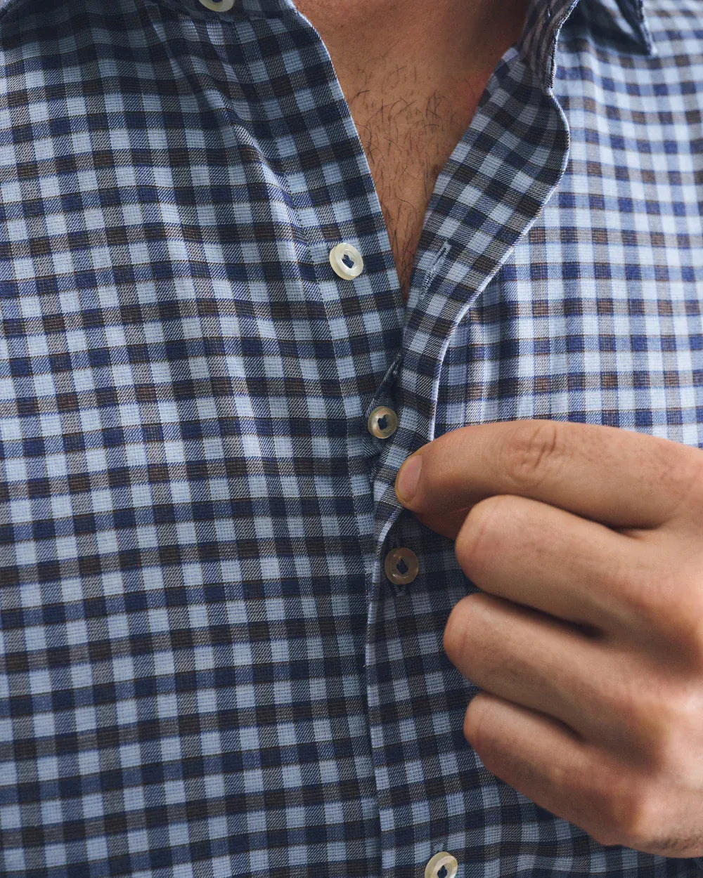 Johnnie-O Sport Shirts Amalfi Gingham Top Shelf Cotton Button Down Shirt