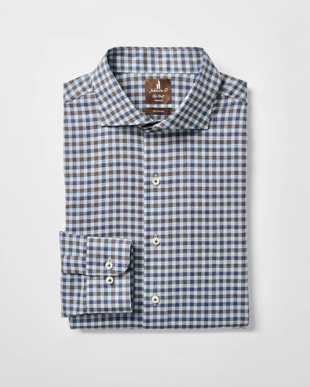 Johnnie-O Sport Shirts Amalfi Gingham Top Shelf Cotton Button Down Shirt