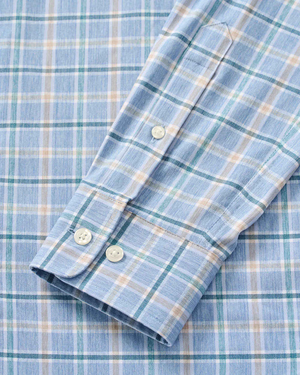 Johnnie-O Sport Shirts Basswood Plaid Everyday Performance Button Down Shirt