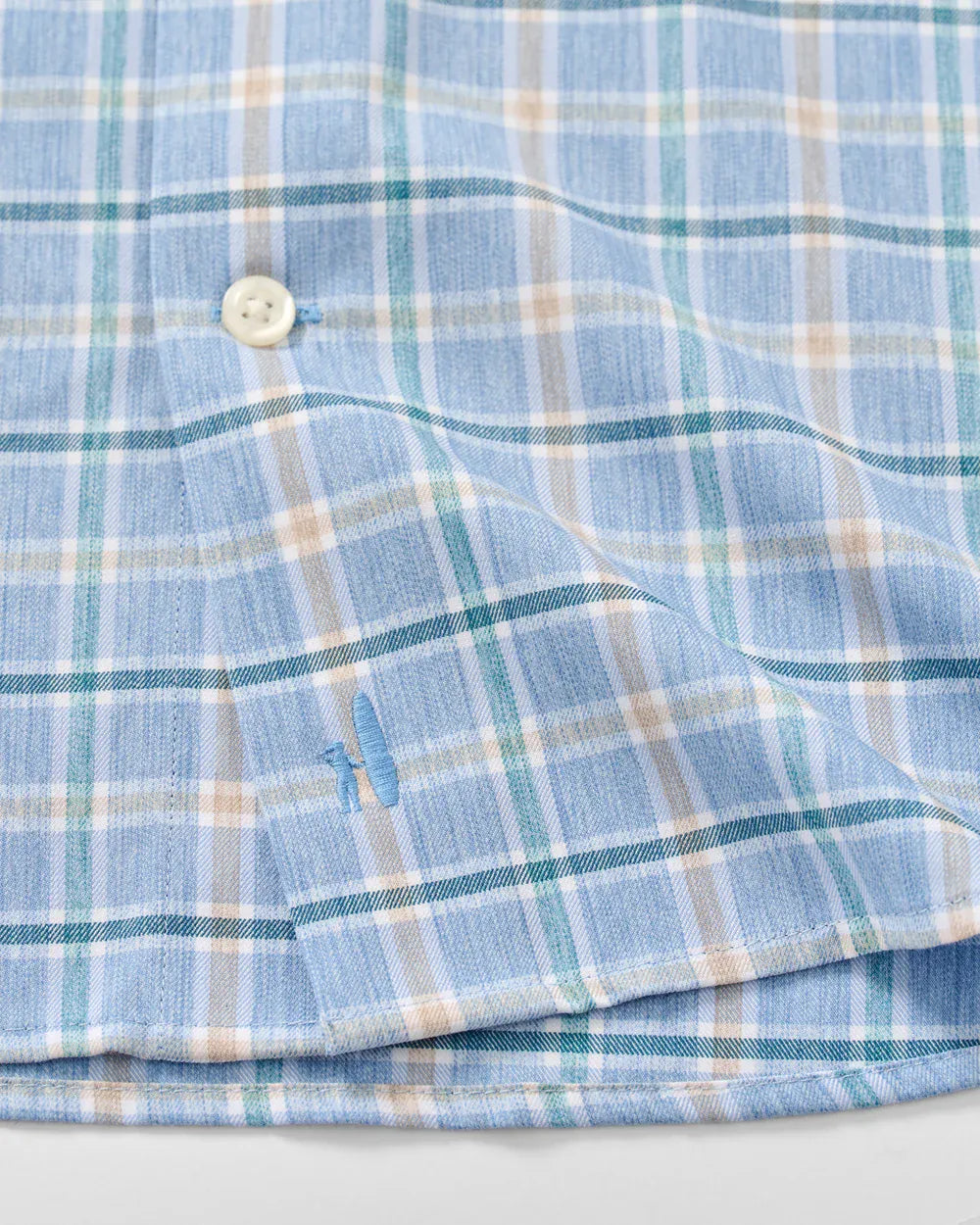Johnnie-O Sport Shirts Basswood Plaid Everyday Performance Button Down Shirt