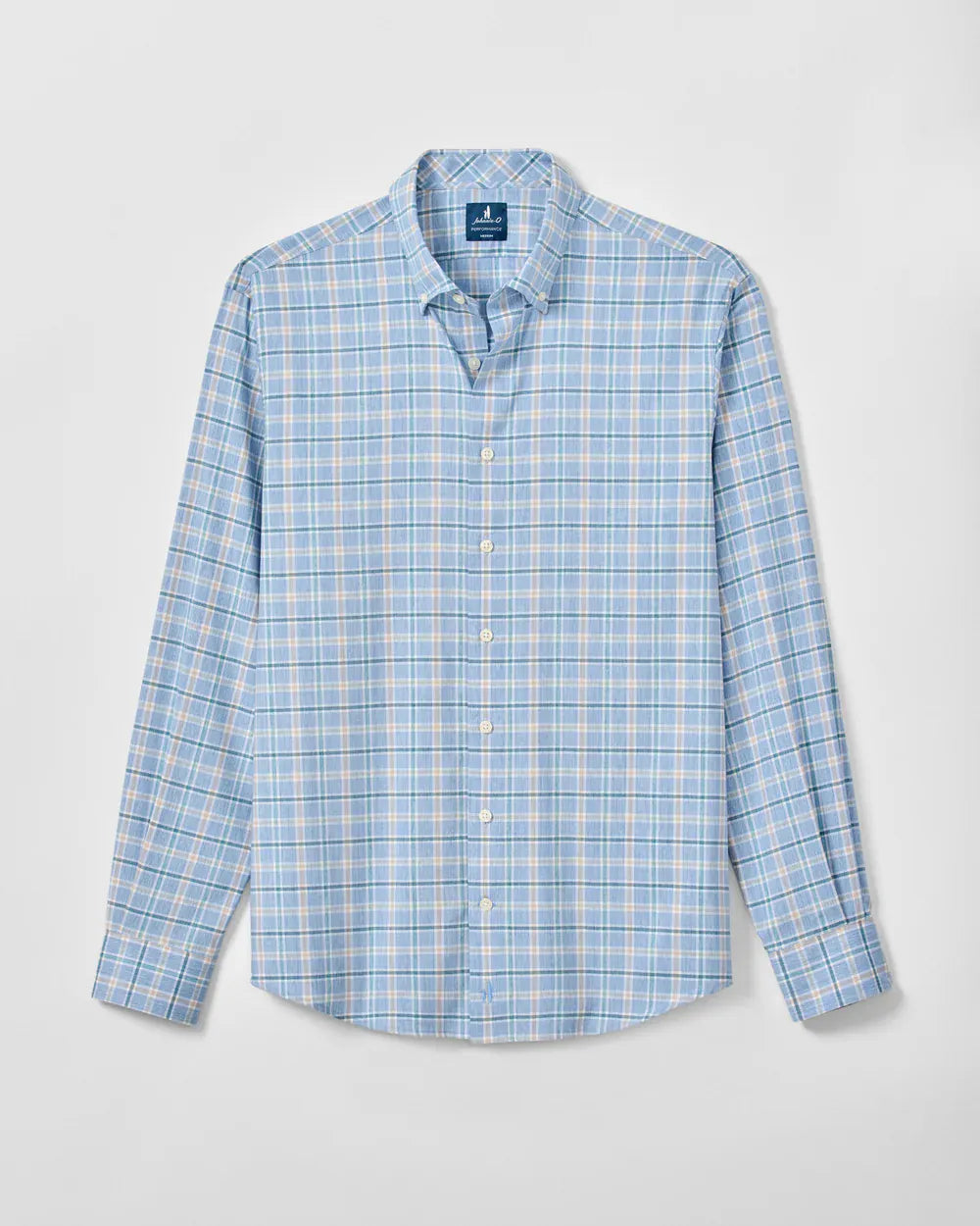 Johnnie-O Sport Shirts Basswood Plaid Everyday Performance Button Down Shirt