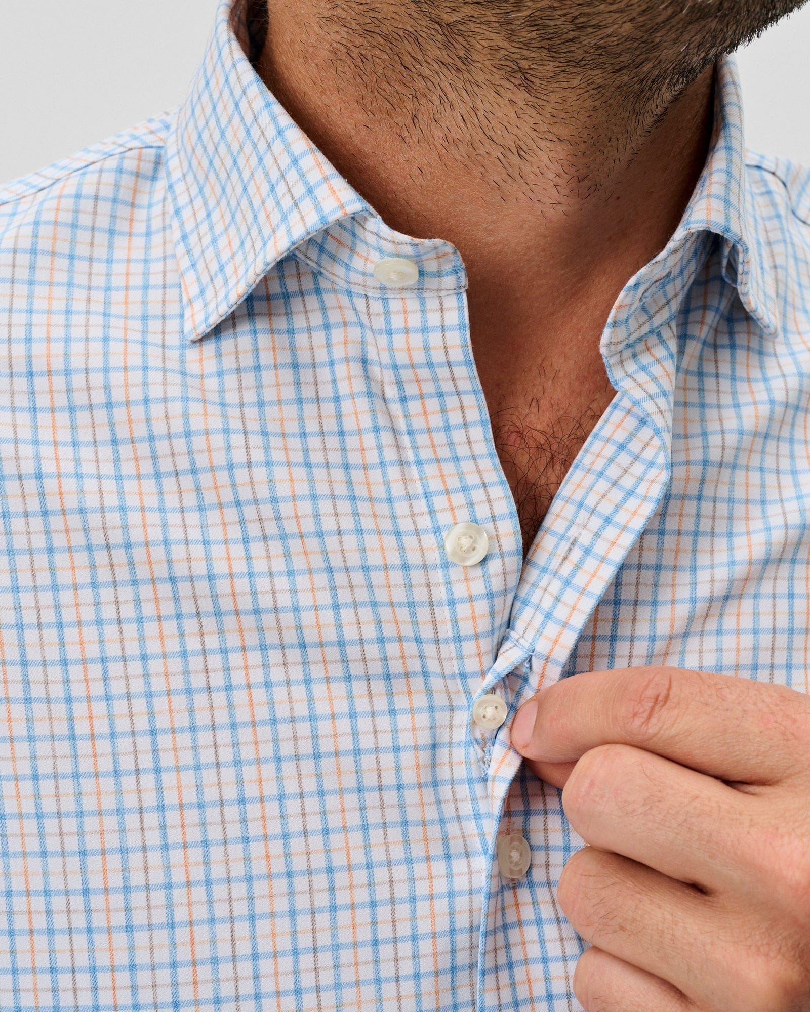 Johnnie-O Sport Shirts Briney Everyday Performance Button Down Shirt in Lapis