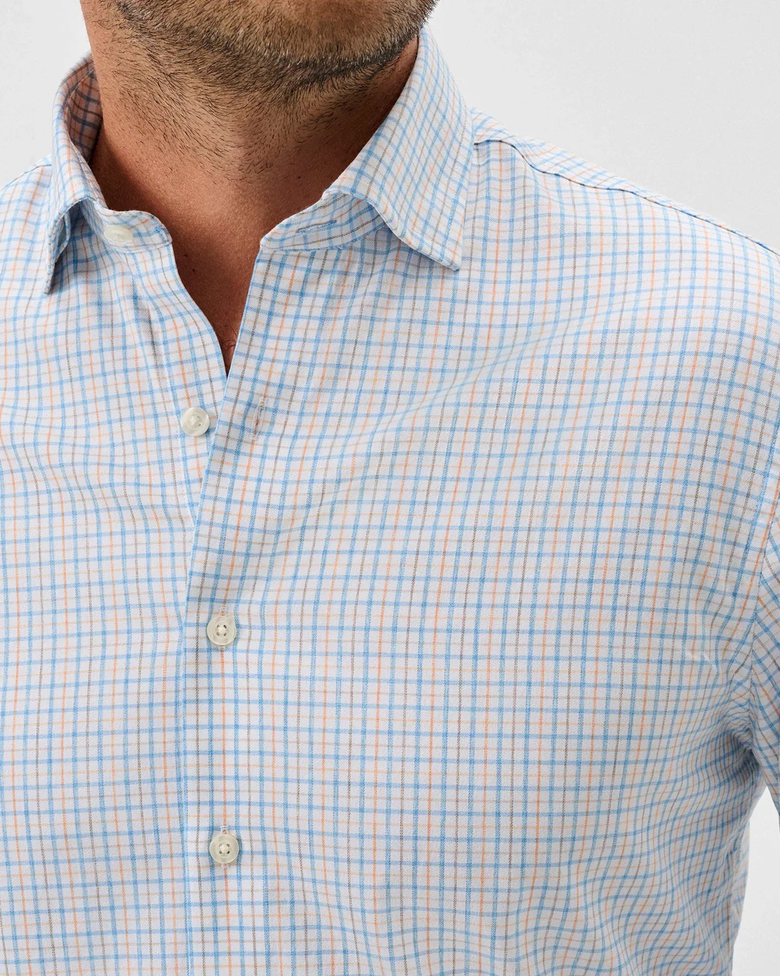 Johnnie-O Sport Shirts Briney Everyday Performance Button Down Shirt in Lapis