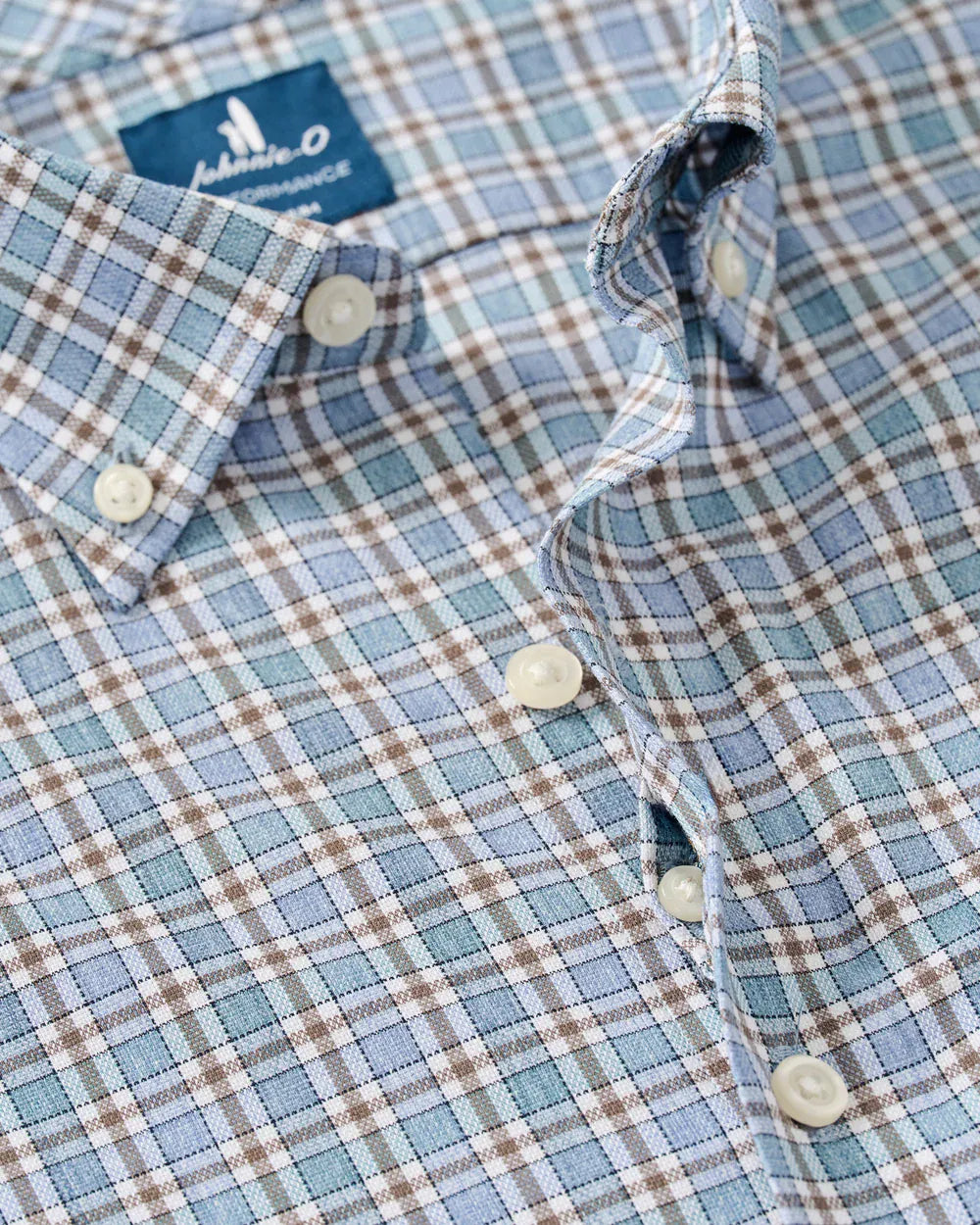 Johnnie-O Sport Shirts Brunswick Pane Everyday Performance Button Down Shirt