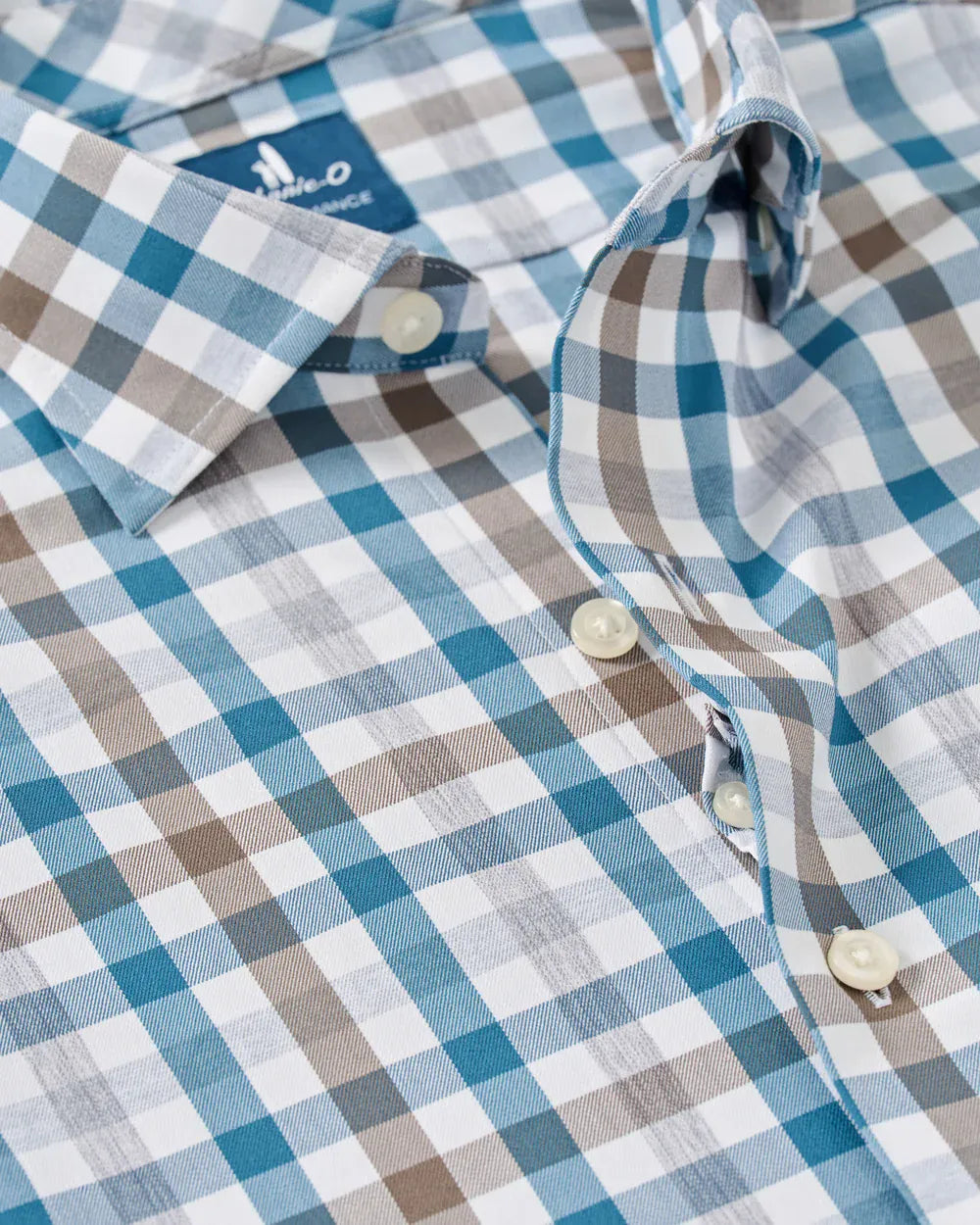 Johnnie-O Sport Shirts Cay Exploded Gingham Everyday Performance Button Down Shirt