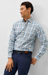 Johnnie-O Sport Shirts Cay Exploded Gingham Everyday Performance Button Down Shirt