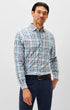 Johnnie-O Sport Shirts Cay Exploded Gingham Everyday Performance Button Down Shirt