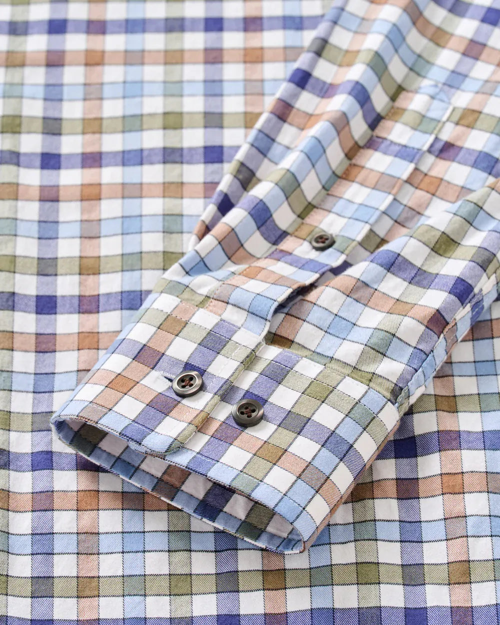 Johnnie-O Sport Shirts Cedar Check Performance Flannel Button Down Shirt