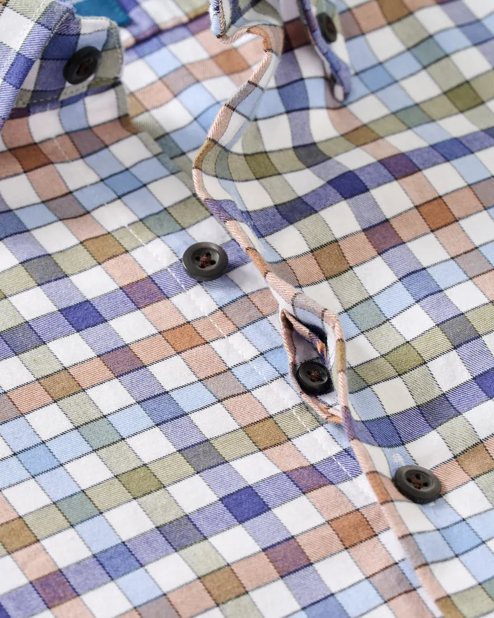 Johnnie-O Sport Shirts Cedar Check Performance Flannel Button Down Shirt
