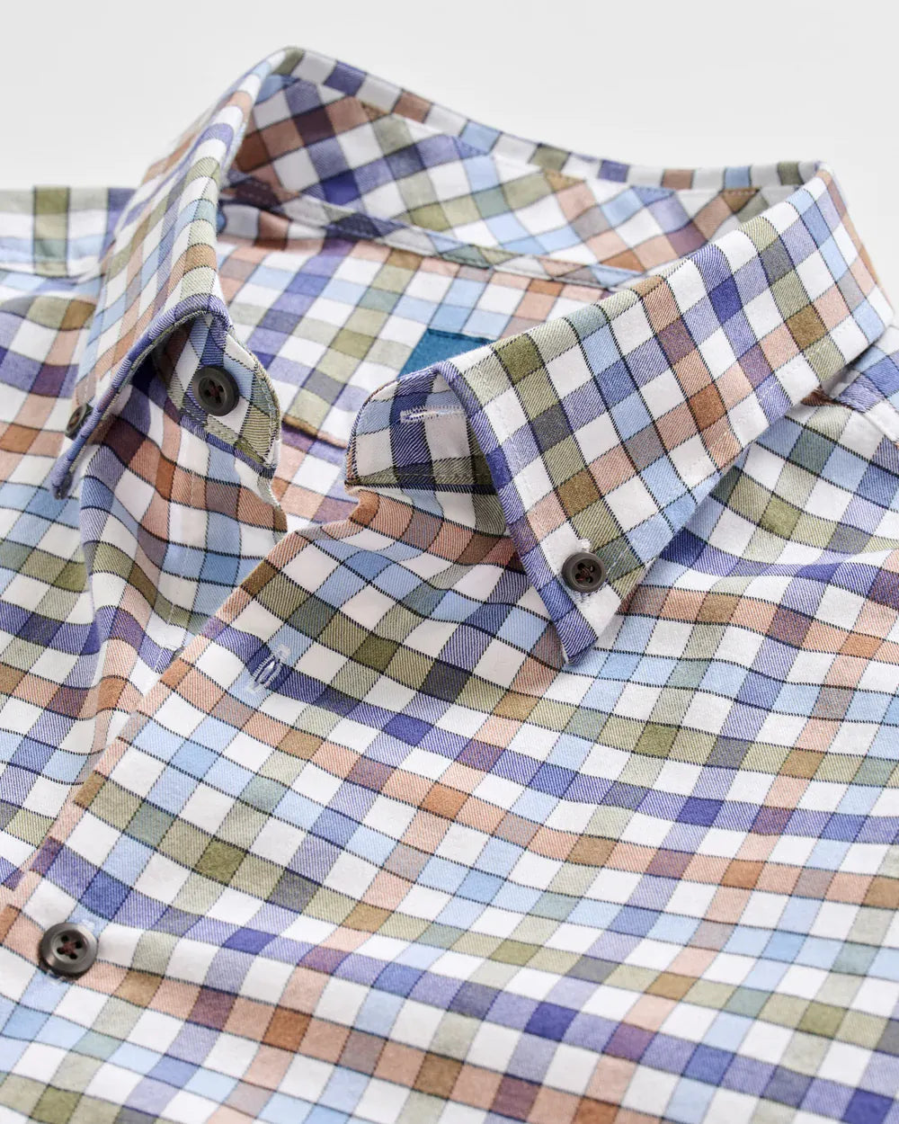 Johnnie-O Sport Shirts Cedar Check Performance Flannel Button Down Shirt